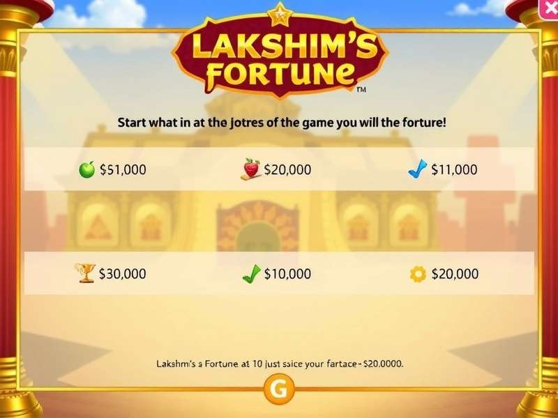 Lakshmi S Fortune Game Interface